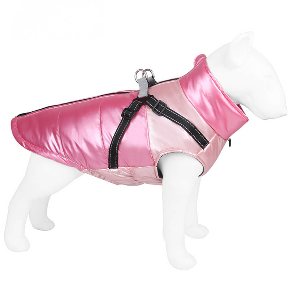 Schicke, reflektierende, wasserdichte, sichere, warme Hundejacke mit verstellbarer Passform