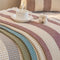 Stripe de lino de algodón Anti-scratch muebles protector de sofá cubierta del sofá