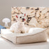 Cama de tela de peluche de soporte curvo cama impermeable y cama para perros y gatos