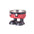 Fun Overalls Design Non-Slip Elevated Large Capacity Dog&Cat Bowl