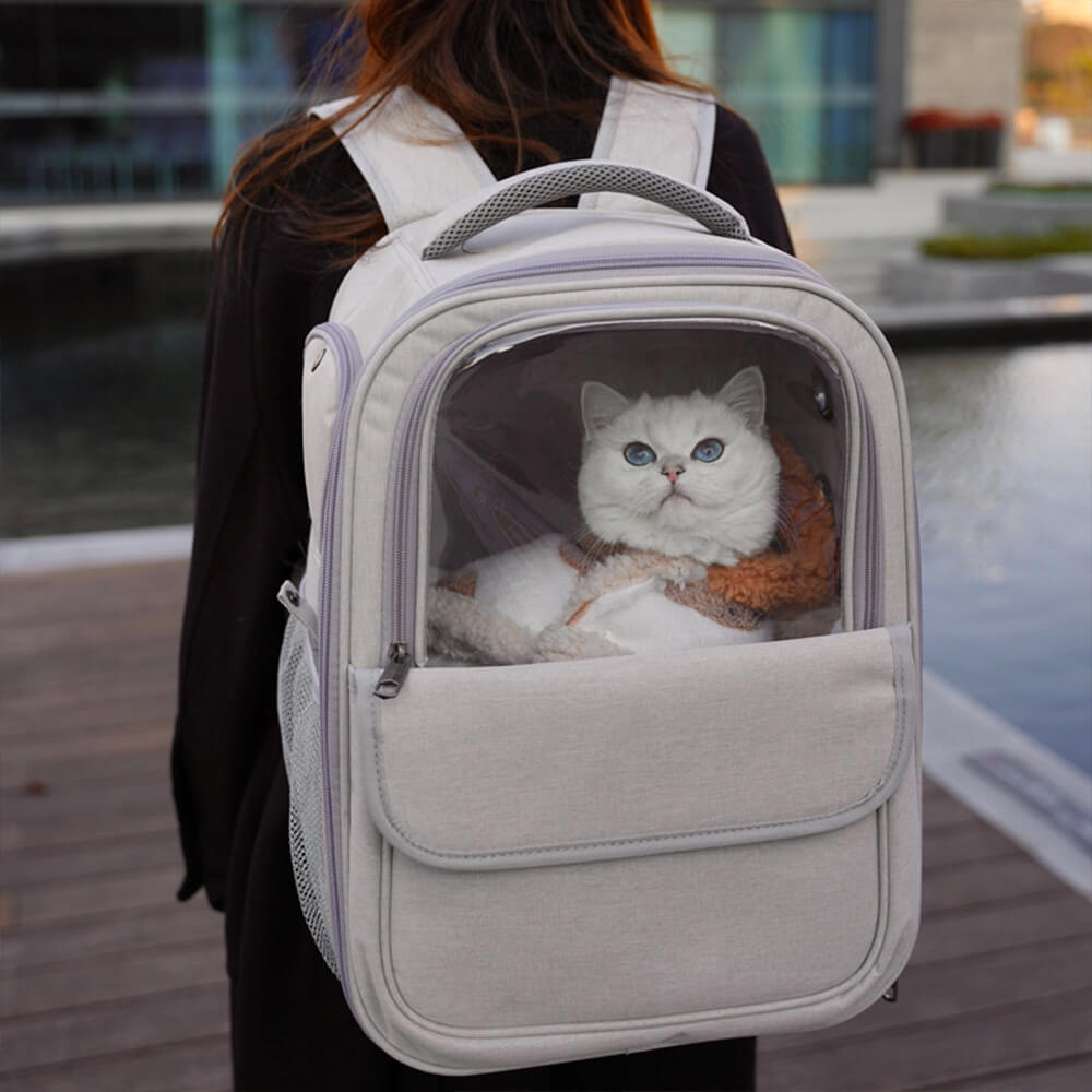 Breathable Lightweight and Foldable Pet Backpack Cat Carrier Bag