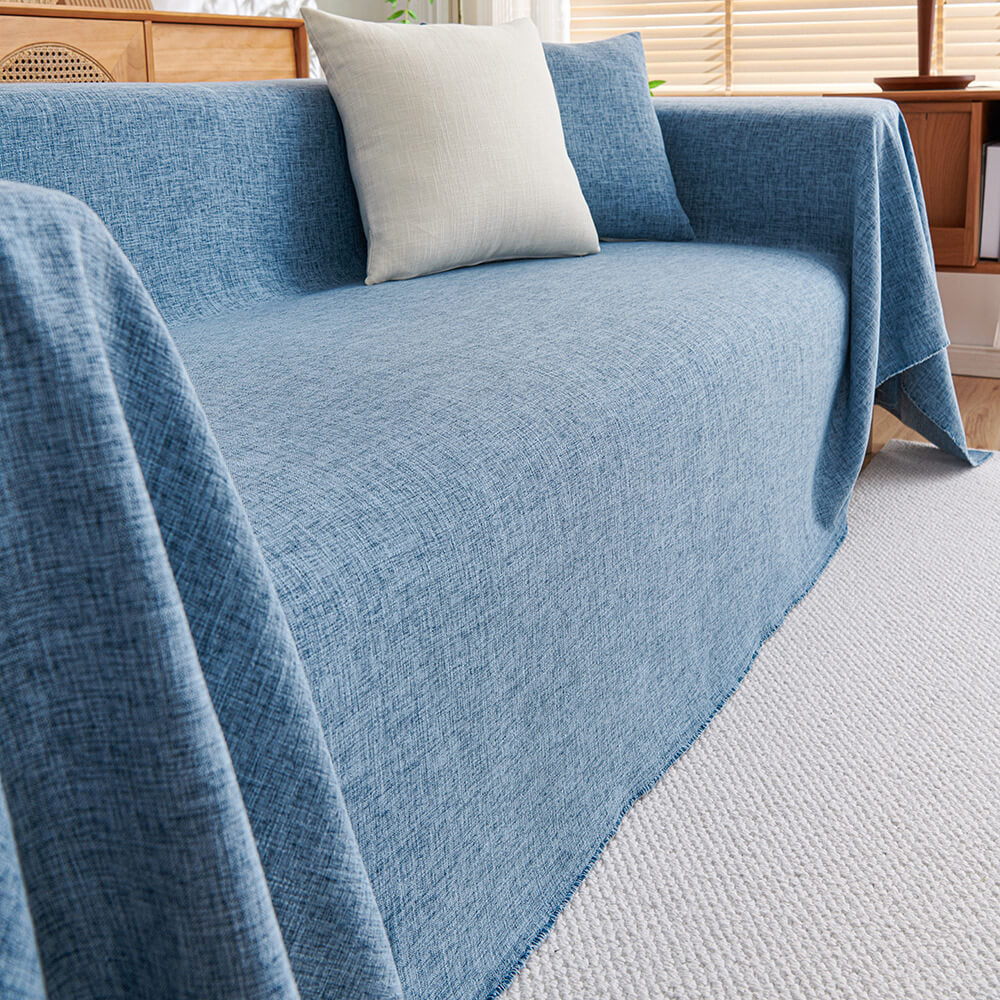 Modern Minimalist Linen Fringe Durable Couch Cover