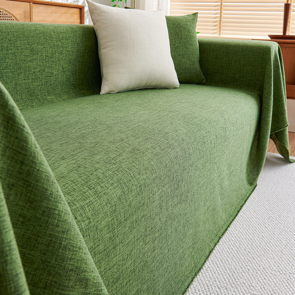 Modern Minimalist Linen Fringe Durable Couch Cover