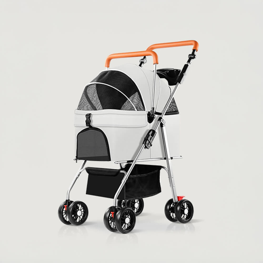 Outdoor Multifunctional Lightweight Foldable And Detachable Pet Stroller