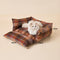 Plaid espandibile morbido reversibile con culo a bottone a corno e letto gatto