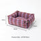 Plaid espandibile morbido reversibile con culo a bottone a corno e letto gatto