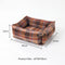 Plaid espandibile morbido reversibile con culo a bottone a corno e letto gatto
