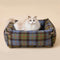 Plaid espandibile morbido reversibile con culo a bottone a corno e letto gatto