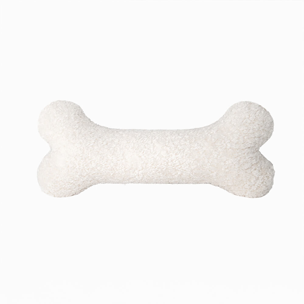 Plush Bone-Shaped Sofa Pillow Soft Cozy Decorative Cushion