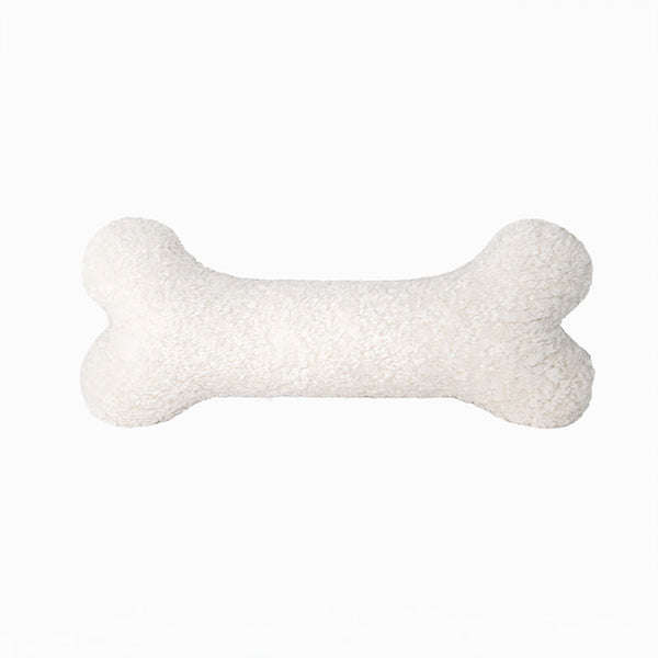 Sofá en forma de hueso lujoso cojín decorativo suave y acogedor