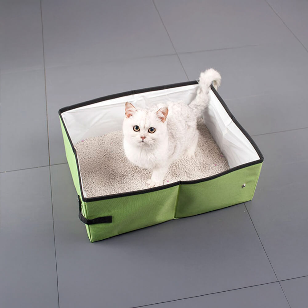 Portable Foldable Waterproof Aluminum Foil Cat Litter Box