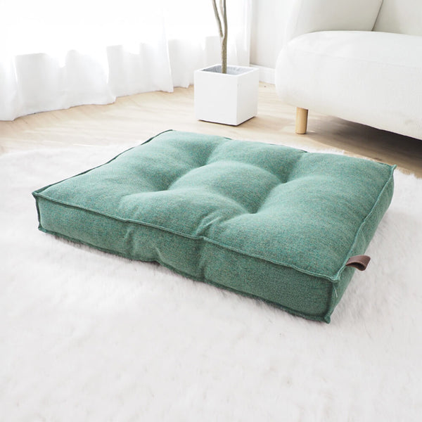 Cama de perros de almohada de servicio pesado de servicio pesado rectángulo grande