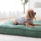 Cama de perros de almohada de servicio pesado de servicio pesado rectángulo grande