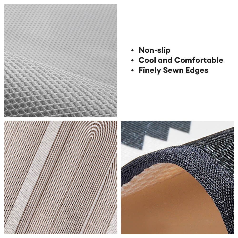 Breathable Geometric Ice Silk Non-Slip and Scratch-Resistant Couch Cover