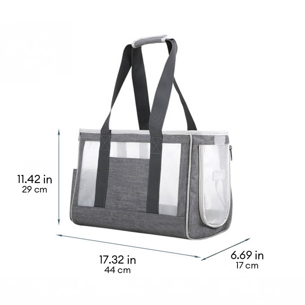 Breathable Mesh Travel Handbag Crossbody Cat Bag