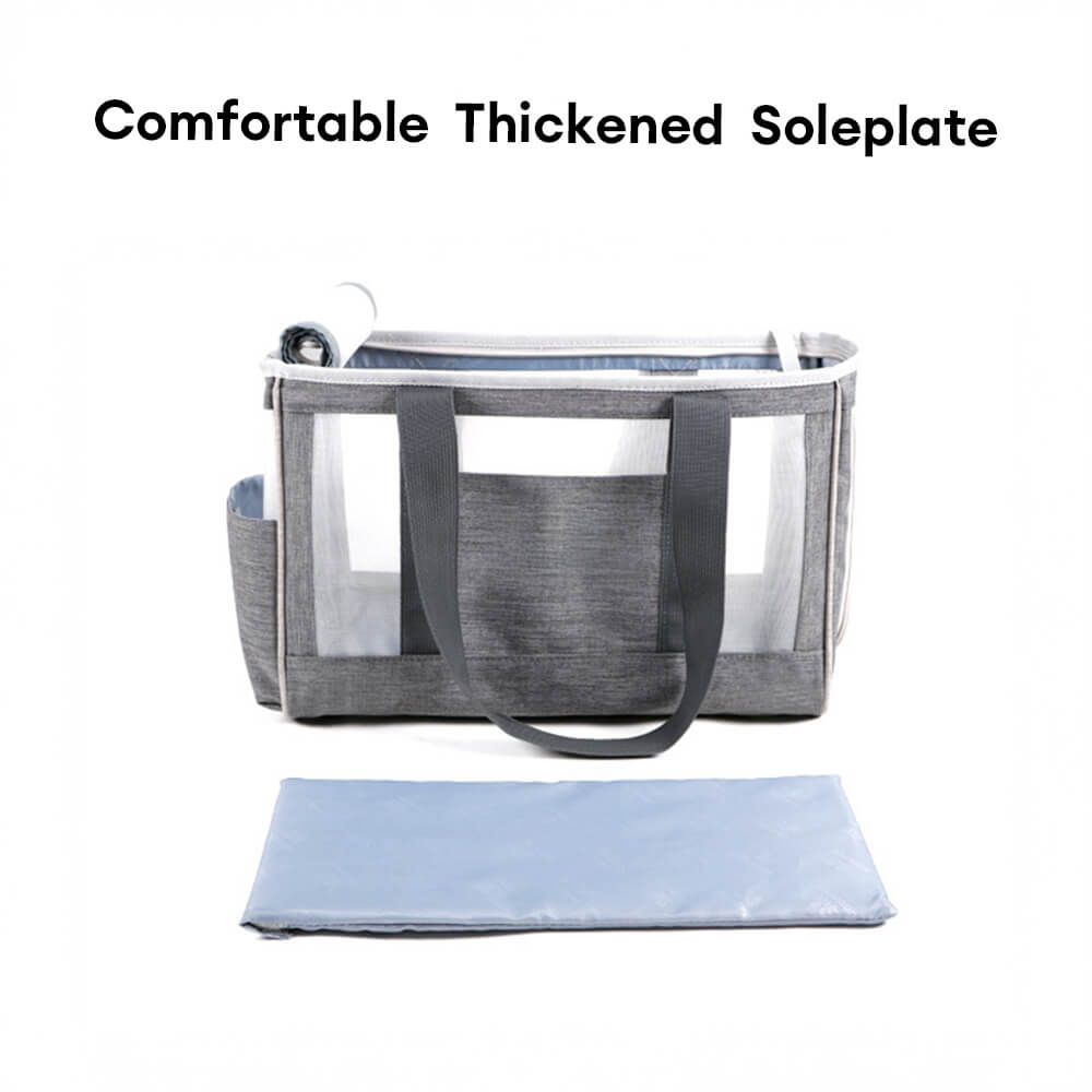 Breathable Mesh Travel Handbag Crossbody Cat Bag