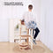 Breathable Rattan-Weave Sisal Multi-Level Cat Tree with Cozy Bed