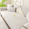 Cooling Iced Bean Geometric Pattern Non-Slip Couch Cover