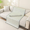 Cooling Iced Bean Geometric Pattern Non-Slip Couch Cover