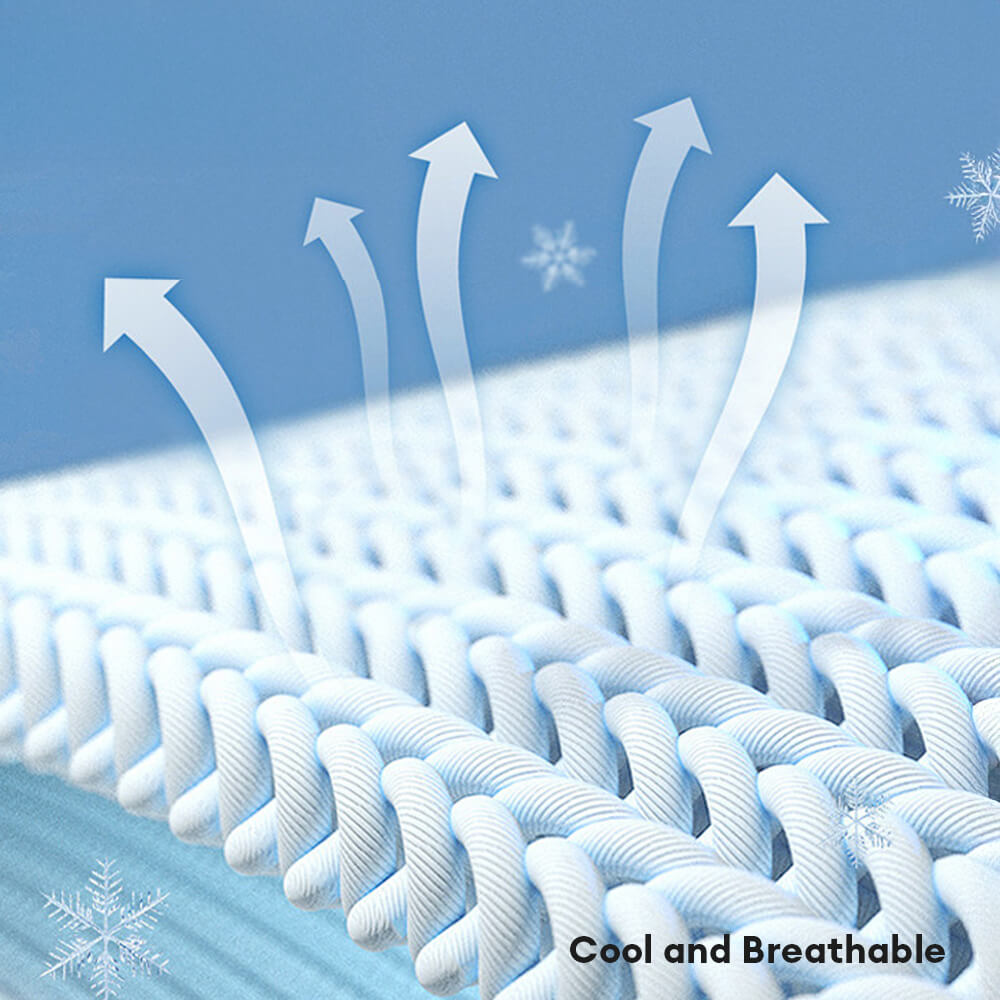 Cooling Iced Bean Geometric Pattern Non-Slip Couch Cover