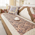 Rustic Floral Patchwork Cotton Quilted Anti-Scratch Couch Cover