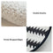 Modern Chevron Stripes Chenille Couch Cover with Wavy Edges