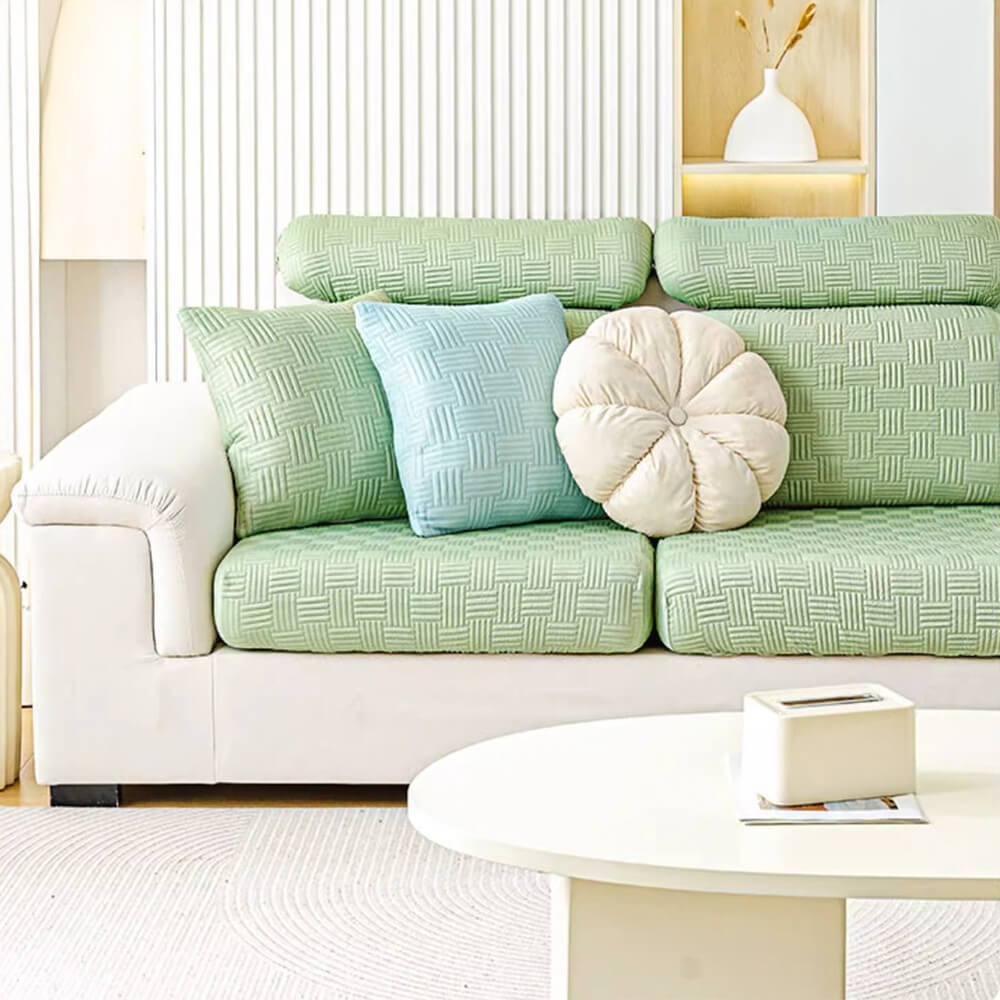 Modern Geometric Cooling Durable Stretch Magic Couch Cover