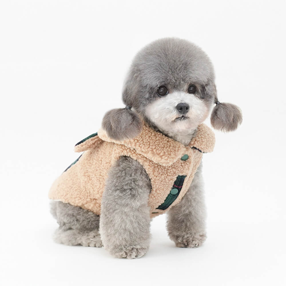 Chaleco para perros Sherpa Sherpa - acogedor, lindo y perfecto para el invierno