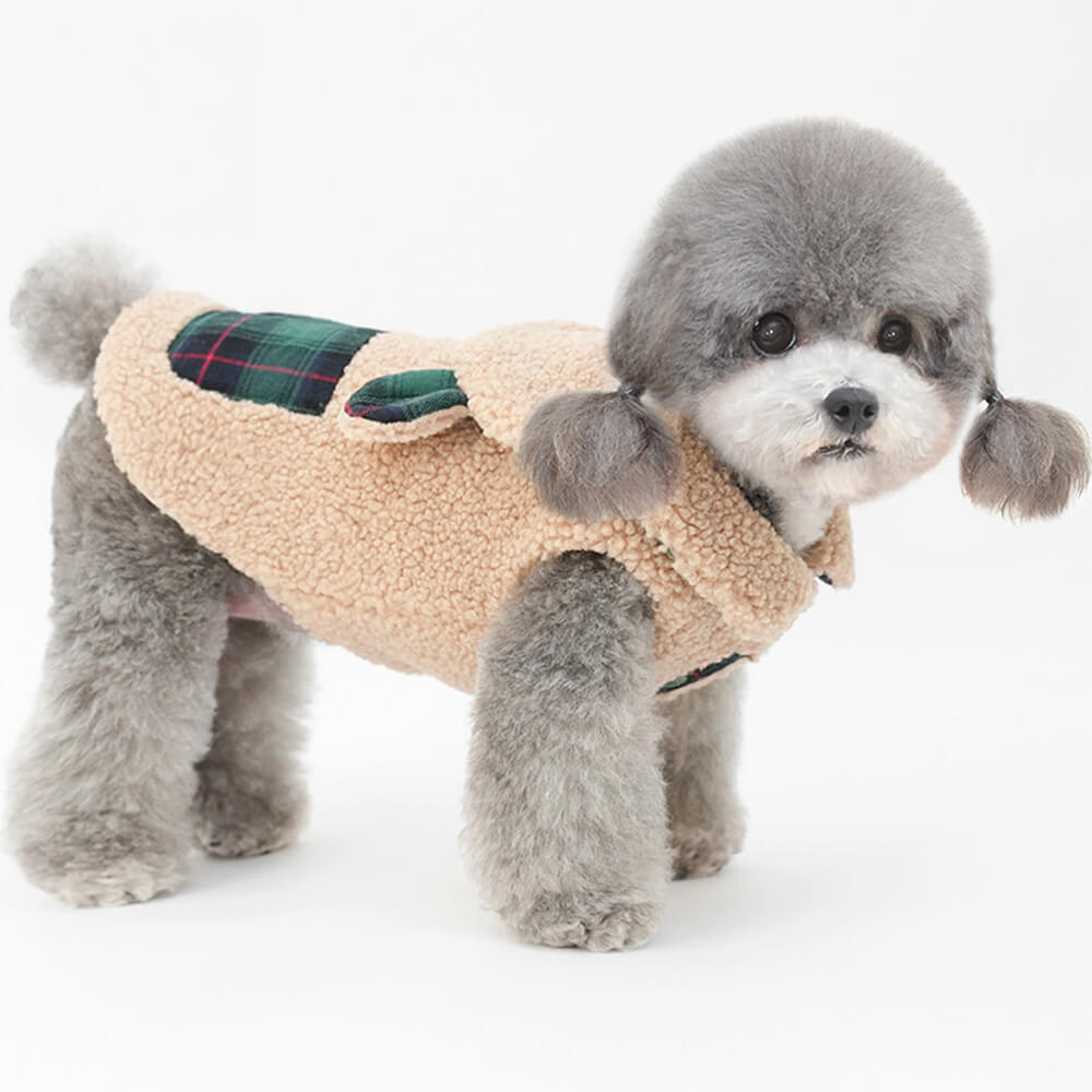 Chaleco para perros Sherpa Sherpa - acogedor, lindo y perfecto para el invierno