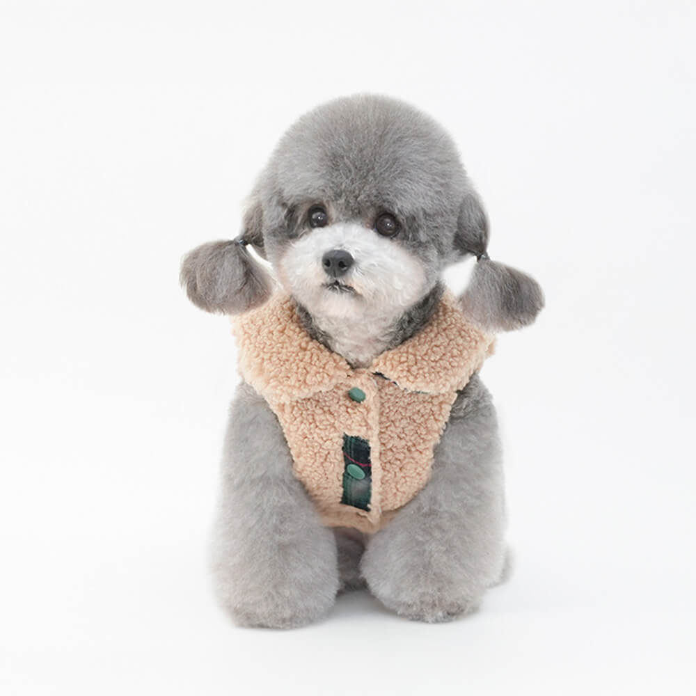 Chaleco para perros Sherpa Sherpa - acogedor, lindo y perfecto para el invierno