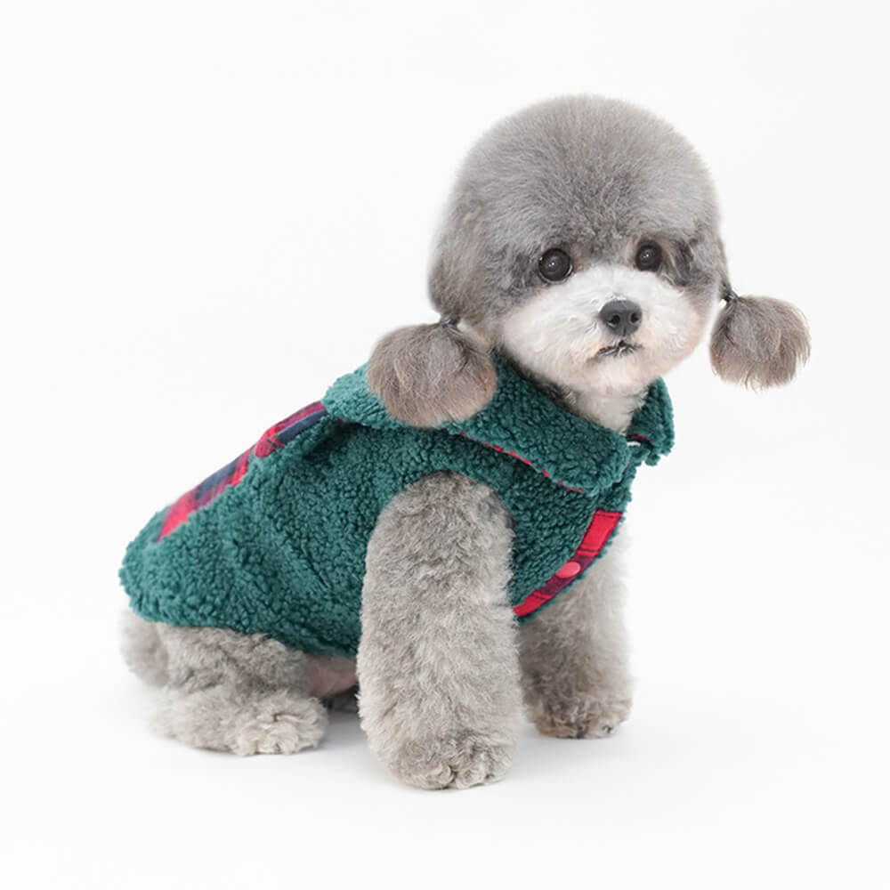 Chaleco para perros Sherpa Sherpa - acogedor, lindo y perfecto para el invierno