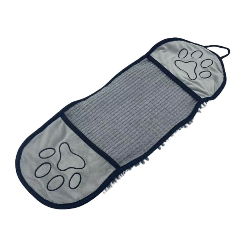 Toalla de baño de chenille y gato de chenille suave y seca