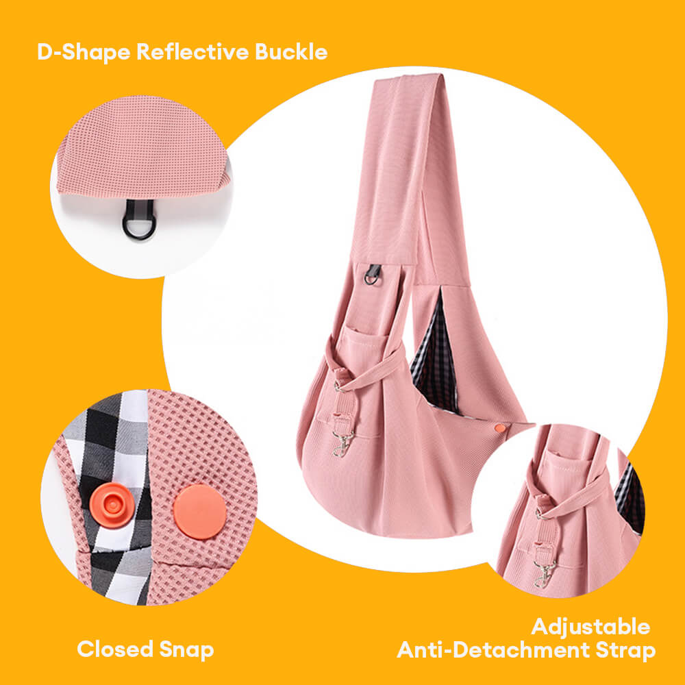 Waffle Breathable Portable Travel Dog & Cat Carrier Bag