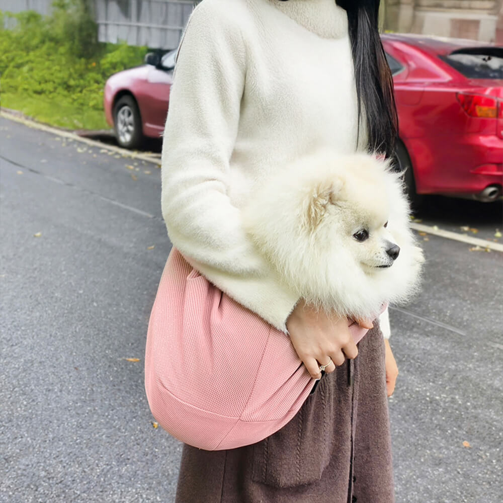 Waffle Breathable Portable Travel Dog & Cat Carrier Bag