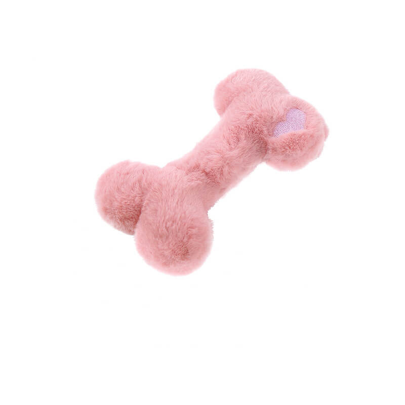 Funny Bone Squeaky Plush Toy Dog Chew Toy