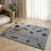 Pata & Alfombrilla absorbente antideslizante con diseño de hueso para perros y gatos