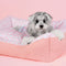 All-Season Cozy Washable Floral Cotton Dog & Cat Bed
