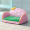 Charming Pink Checkered Washable Dog & Cat Sofa Bed