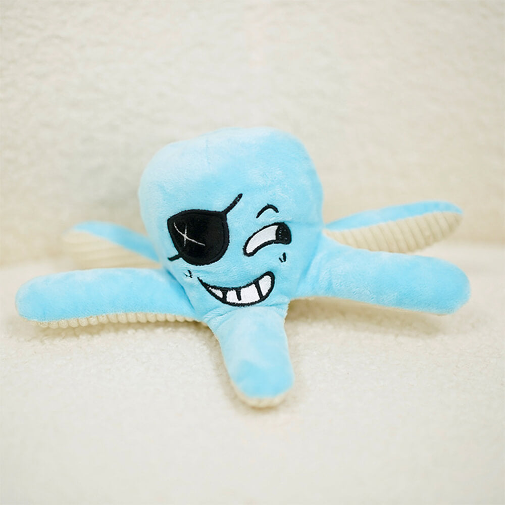 Chew-Resistant Squeaky Dog Toy - Ocean World