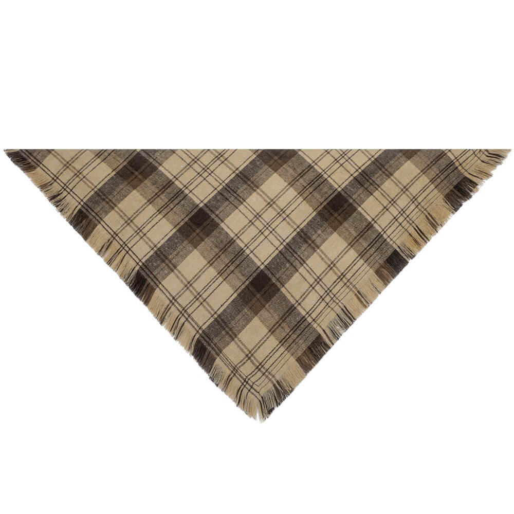 Christmas Plaid Durable Double-Stitched Seams Warm Dog Bandana