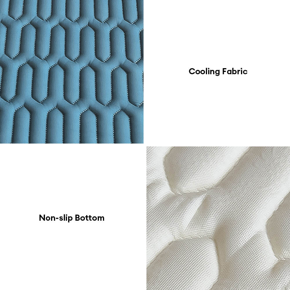 Cooling Touch Soft Latex Fitted Sheet Mattress Cover