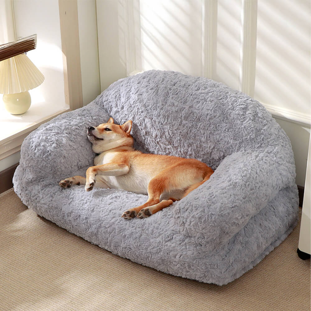 Canapé-lit confortable et lavable pour chien et chat, support complet, chaud et amovible