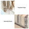 Fashion Striped Chenille Scratch-Resistant Sofa Protection Couch Cover