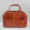 Faux Leather Portable Car Console Pet Carrier Bag for Small Dogs