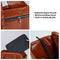 Faux Leather Portable Car Console Pet Carrier Bag for Small Dogs