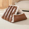 Faux Leather Vintage Multi-function Plush Dog Bed Convertible Dog Car Seat
