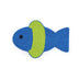 Topes de succión de sisal decorativas en forma de pescado Cat Board