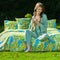 Funky Floral Playful Comfort Cotton Duvet Cover Bed Sheet Set
