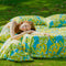 Funky Floral Playful Comfort Cotton Duvet Cover Bed Sheet Set