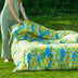 Funky Floral Playful Comfort Cotton Duvet Cover Bed Sheet Set